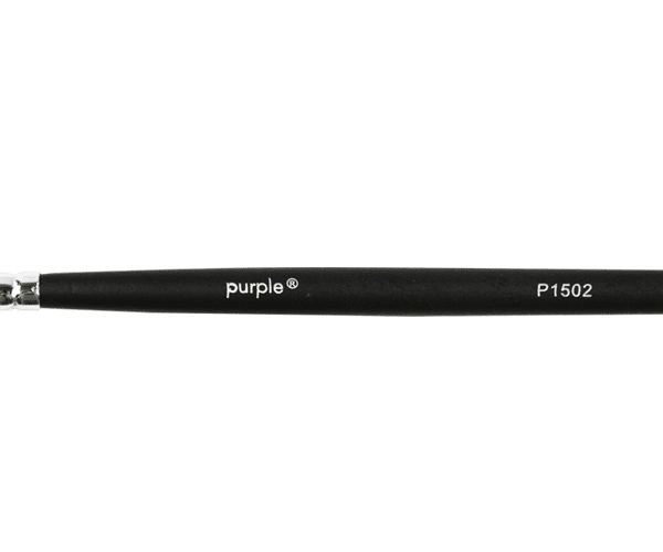 Purple Professional Nail Art Brush Kolinsky (wooden handle)