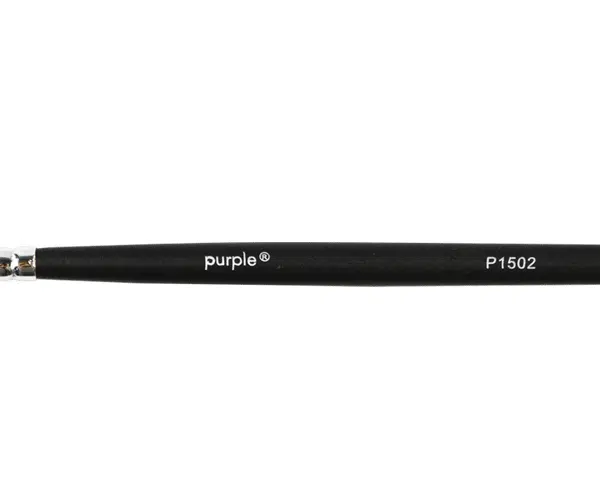 Purple Professional Nail Art Brush Kolinsky (wooden handle)