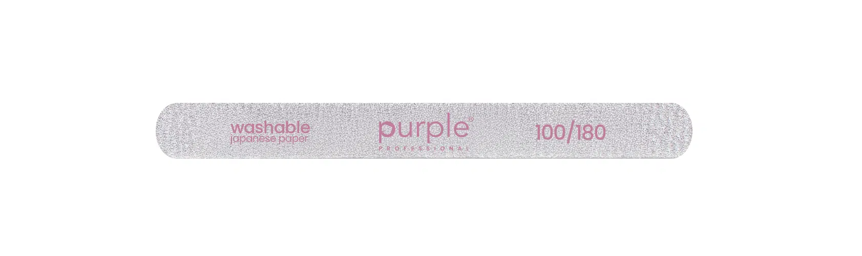 Purple Professional Nail File Kit Thin Straight 100/180 Japanese Paper 10st. (P3119) Purple Professional Nail File Kit Thin Straight 100/180 Japanese Paper 10st. (P3119)
