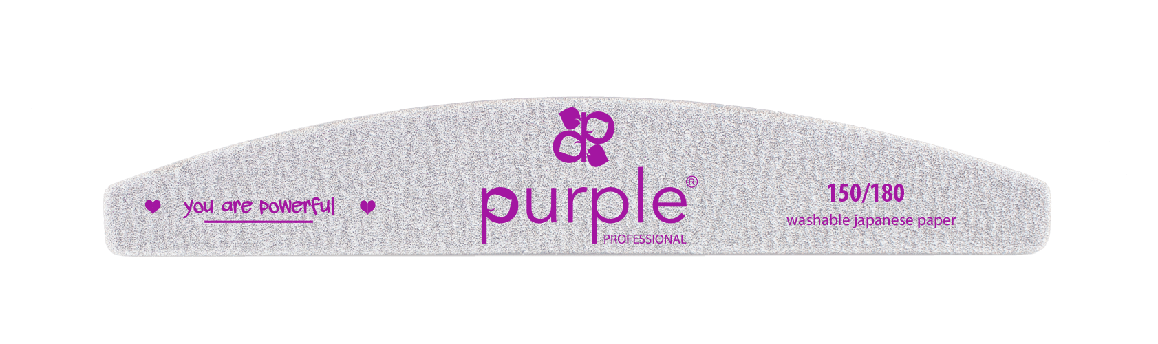 Purple Professional Nail File Moon 150/180 Japanese Paper (P3006) Purple Professional Nail File Moon 150/180 Japanese Paper (P3006)