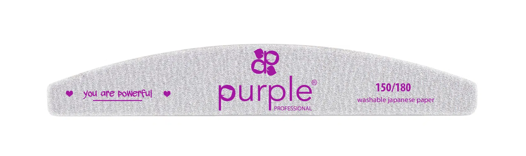 Purple Professional Nail File Moon 150/180 Japanese Paper (P3006) Purple Professional Nail File Moon 150/180 Japanese Paper (P3006)