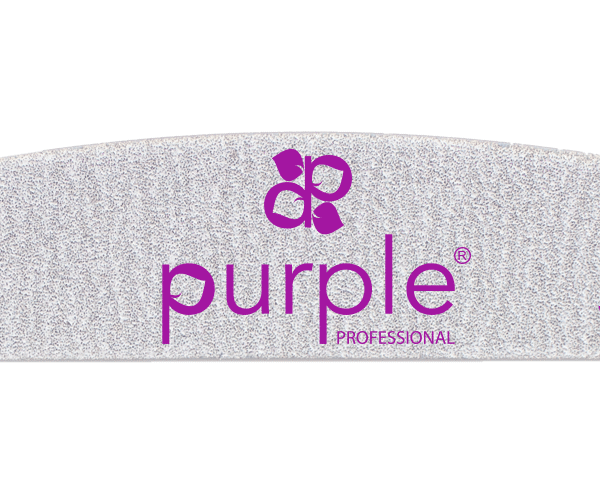 Purple Professional Nail File Moon 180/220 Japanese Paper (P3008)
