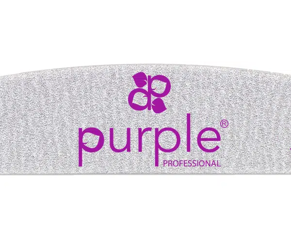 Purple Professional Nail File Moon 180/220 Japanese Paper (P3008)
