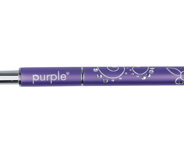 Purple Professional Nylon Gel Brush #6 Oval (metalen handle) (P569)