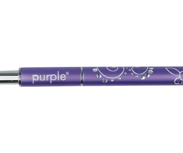 Purple Professional Nylon Gel Brush #6 Oval (metalen handle) (P569)
