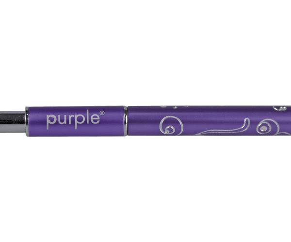 Purple Professional Nylon Nailart Penseel #00 (metalen handle)(P1543)