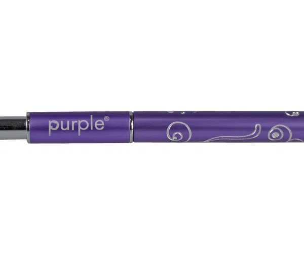 Purple Professional Nylon Nailart Penseel #00 (metalen handle)(P1543)