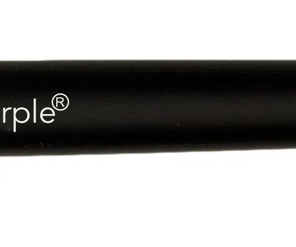 Purple Professional Silicone Brush Small Tip for Nail Art (wooden handle)