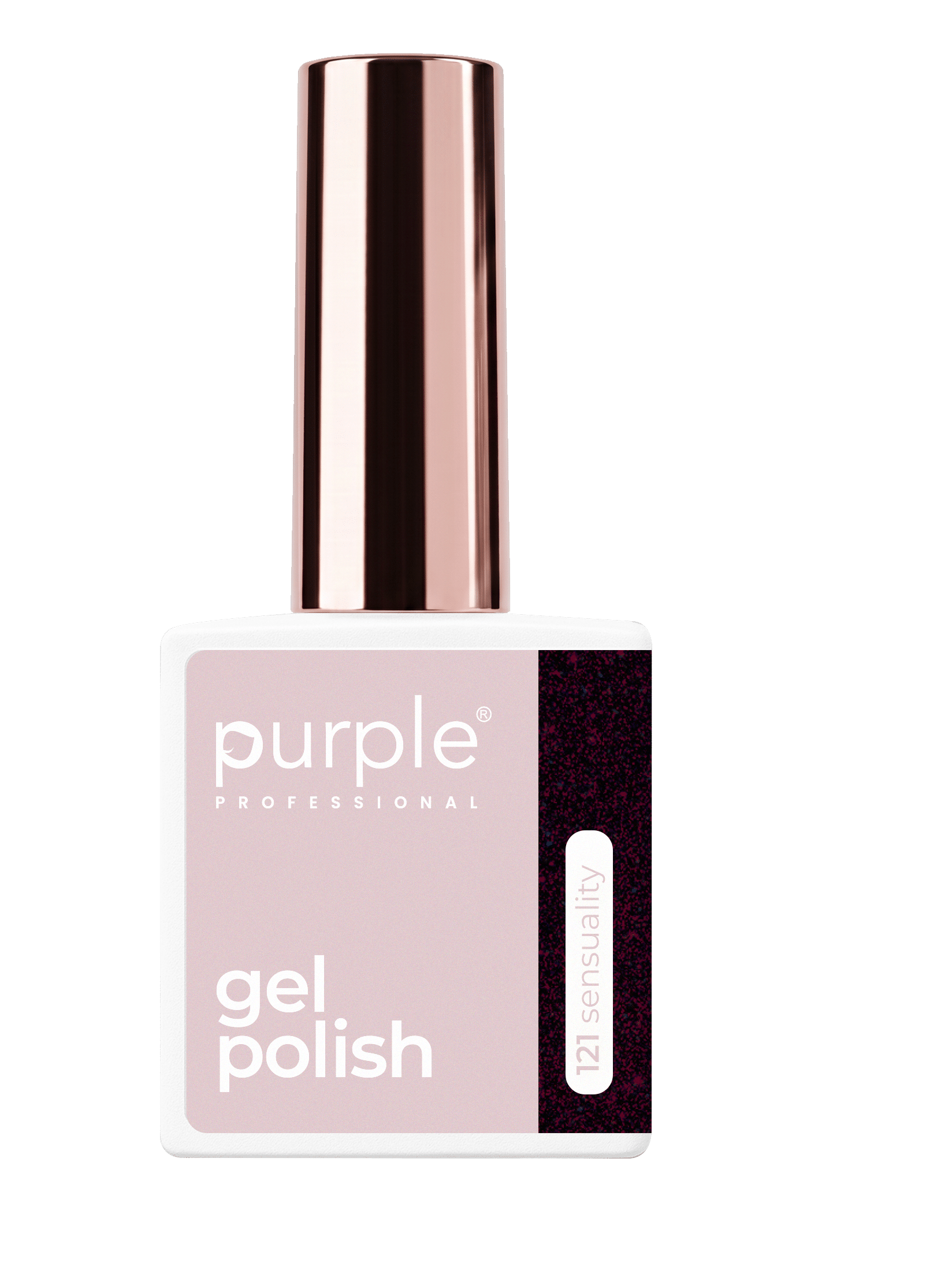 P121-1-1 Purple Professional Gel Polish 121 Sensuality 10ml (P.121) - Afbeelding 1