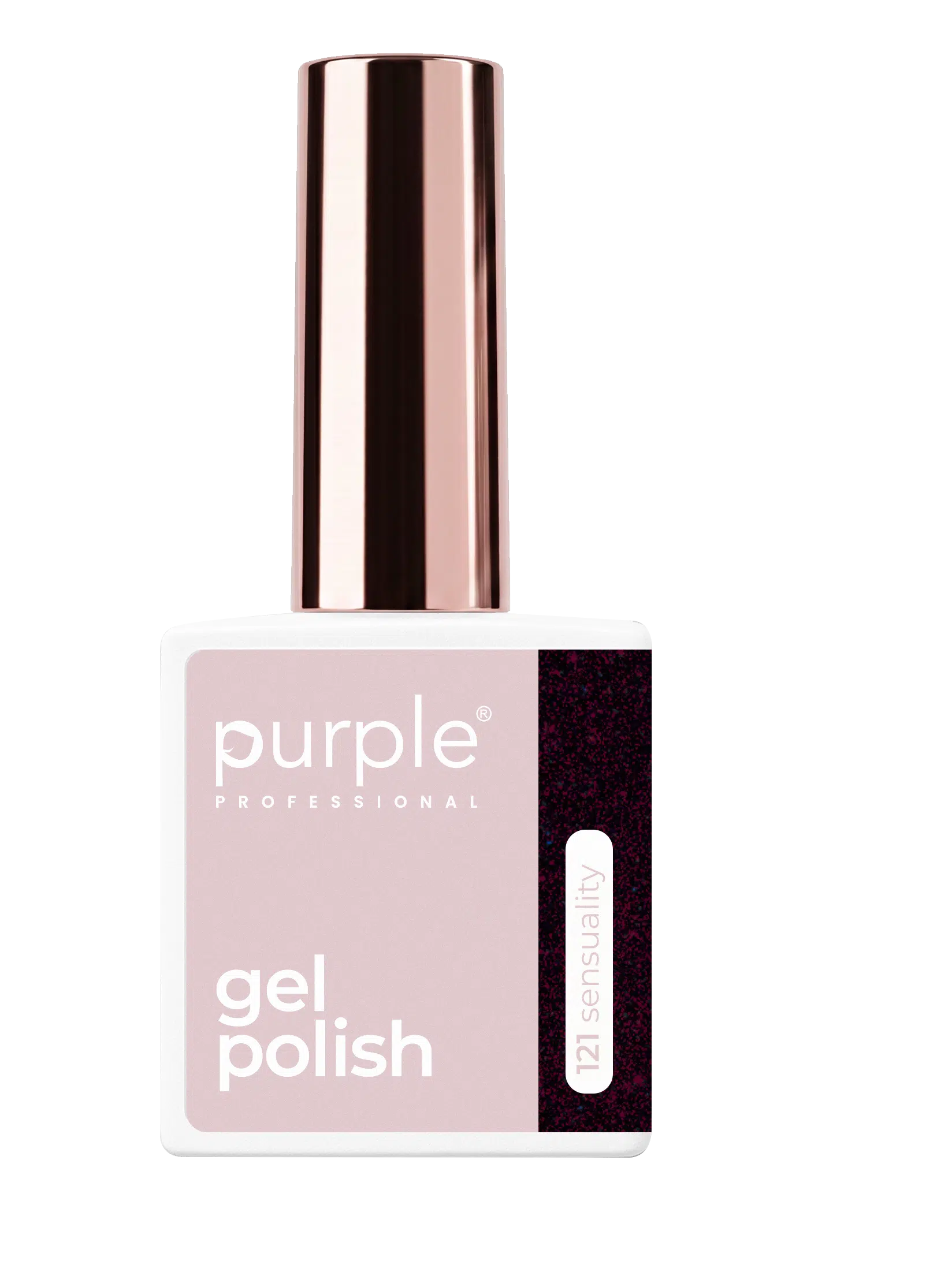 P121-1-1 Purple Professional Gel Polish 121 Sensuality 10ml (P.121) - Afbeelding 1