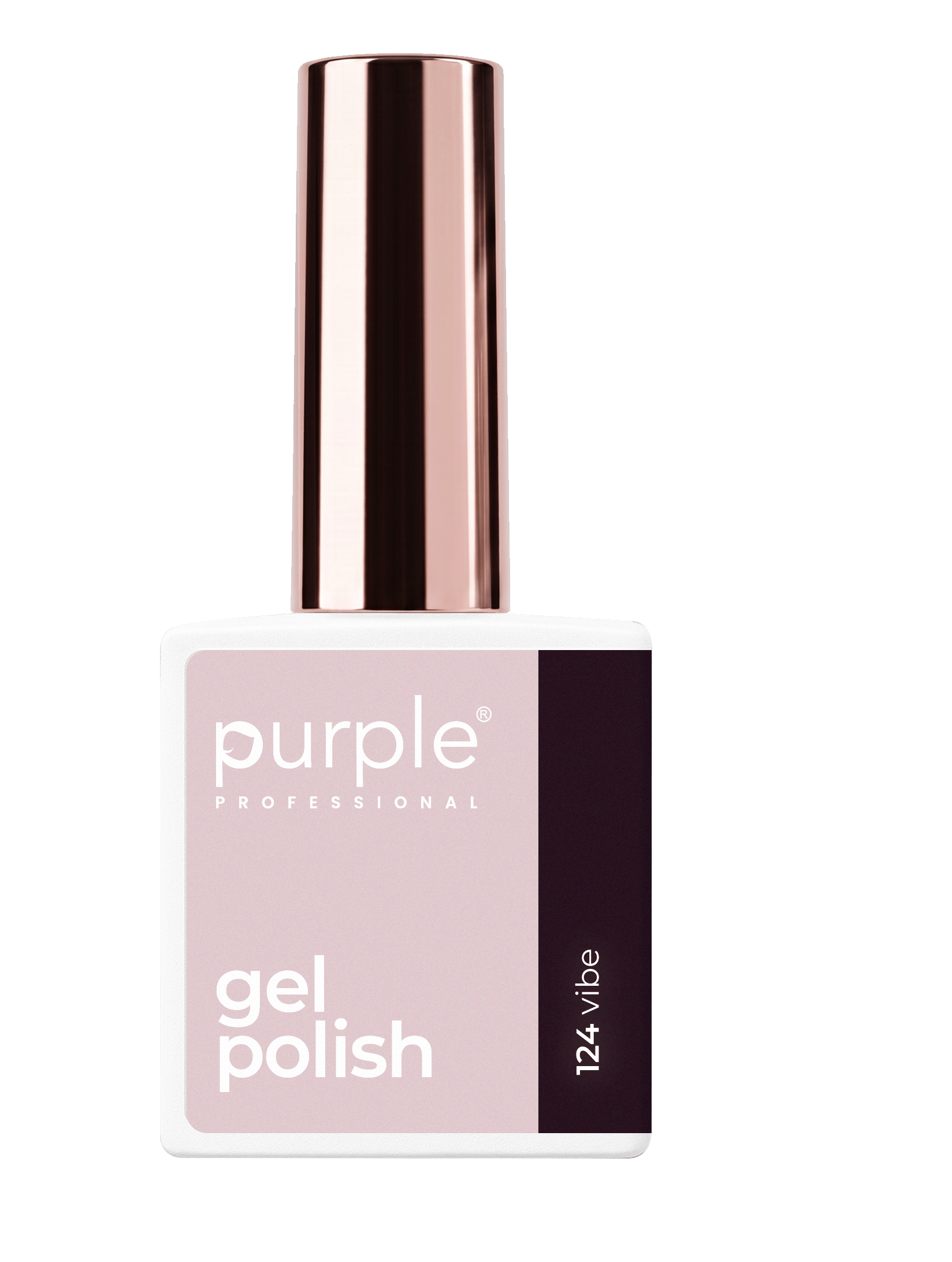 P124-1-1 Purple Professional Gel Polish 124 Vibe 10ml (P.124) - Afbeelding 1
