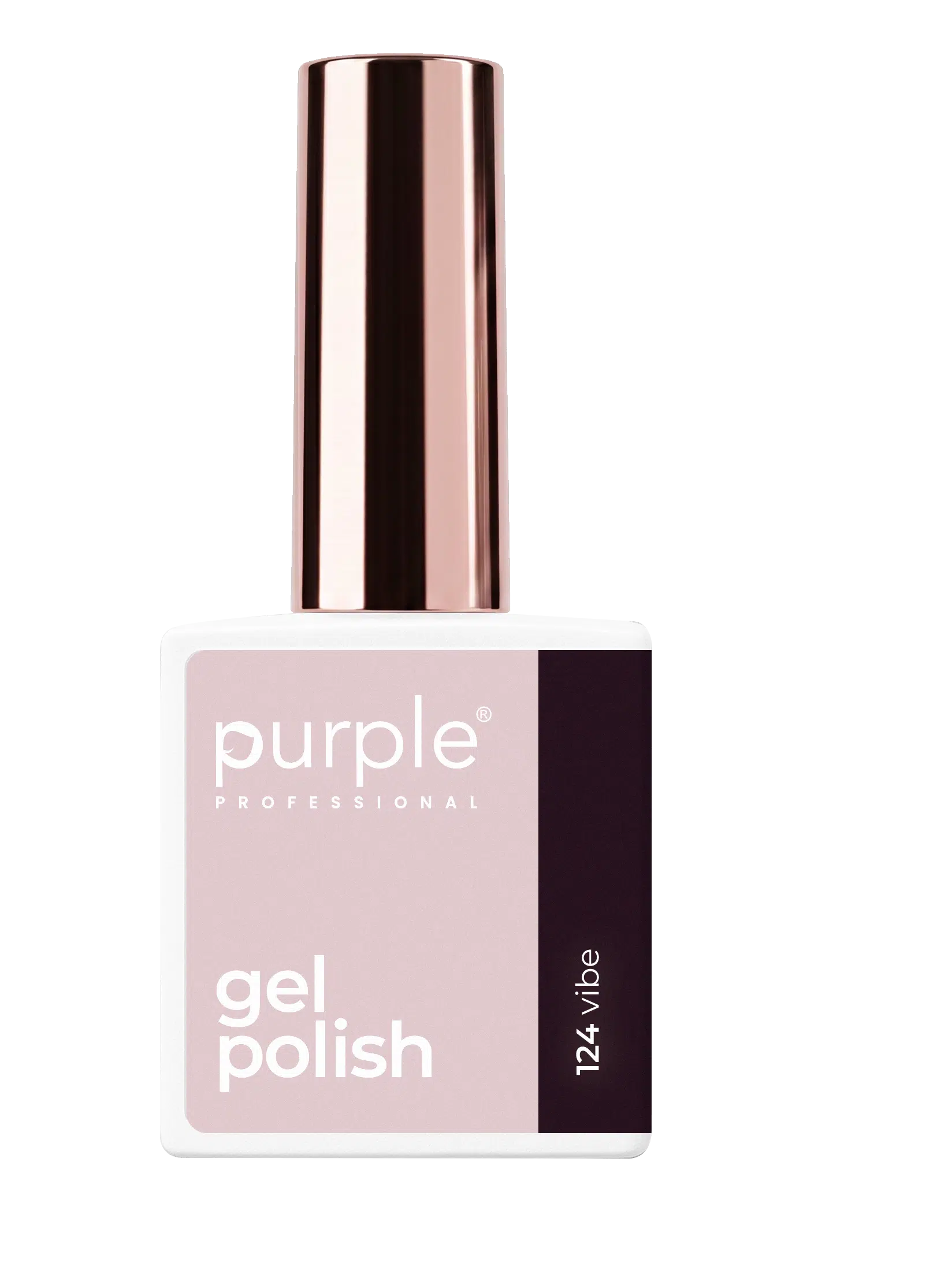 P124-1-1 Purple Professional Gel Polish 124 Vibe 10ml (P.124) - Afbeelding 1