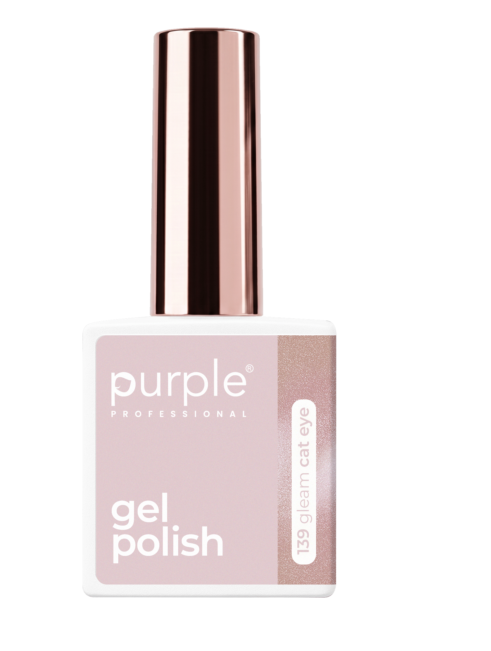 P139-1-1 Purple Professional Gel Polish 139 Gleam Cat Eye 10ml (P.139) - Afbeelding 1