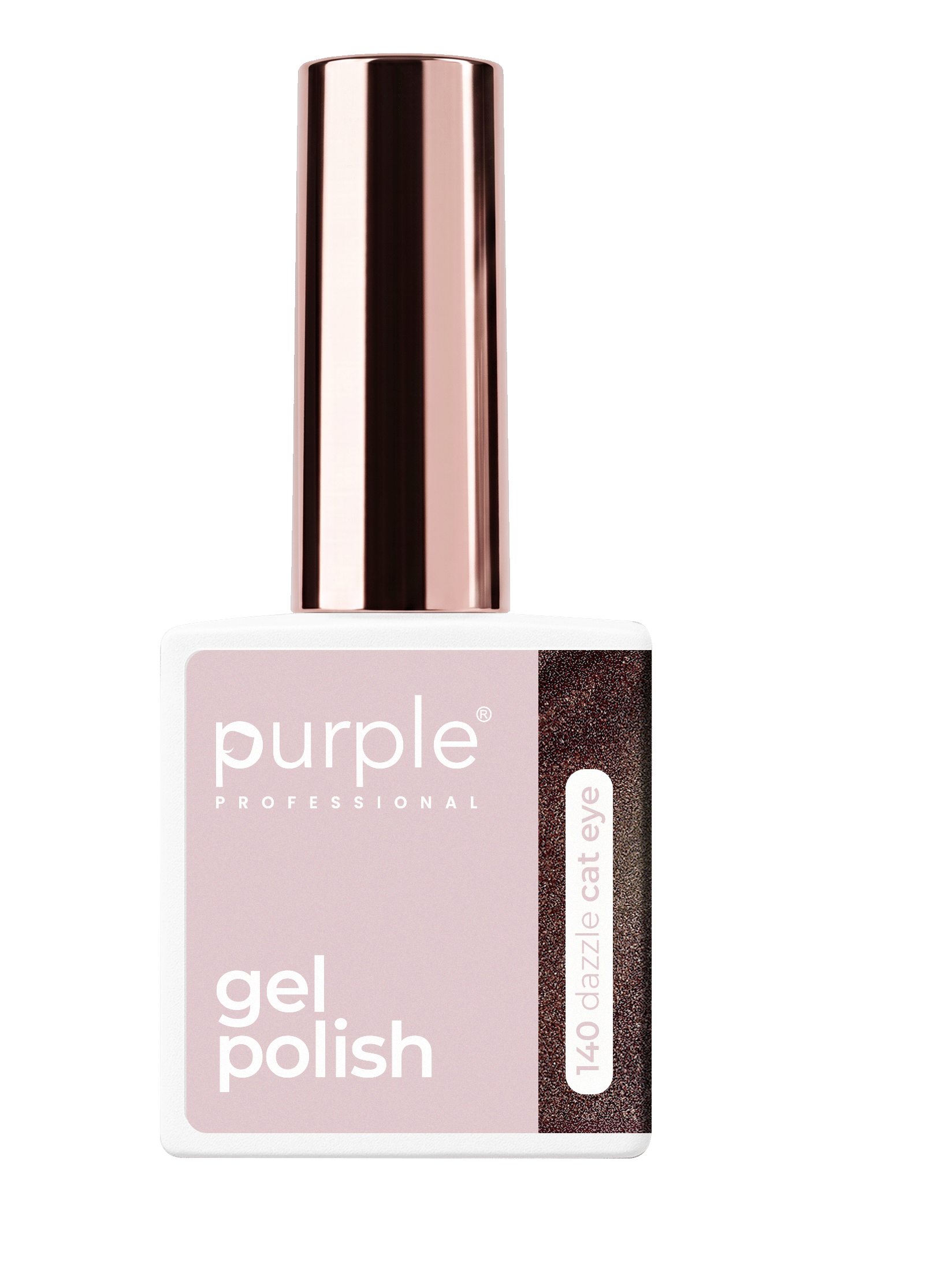 P140-1-1 Purple Professional Gel Polish 140 Dazzle Cat Eye 10ml (P.140) - Afbeelding 1