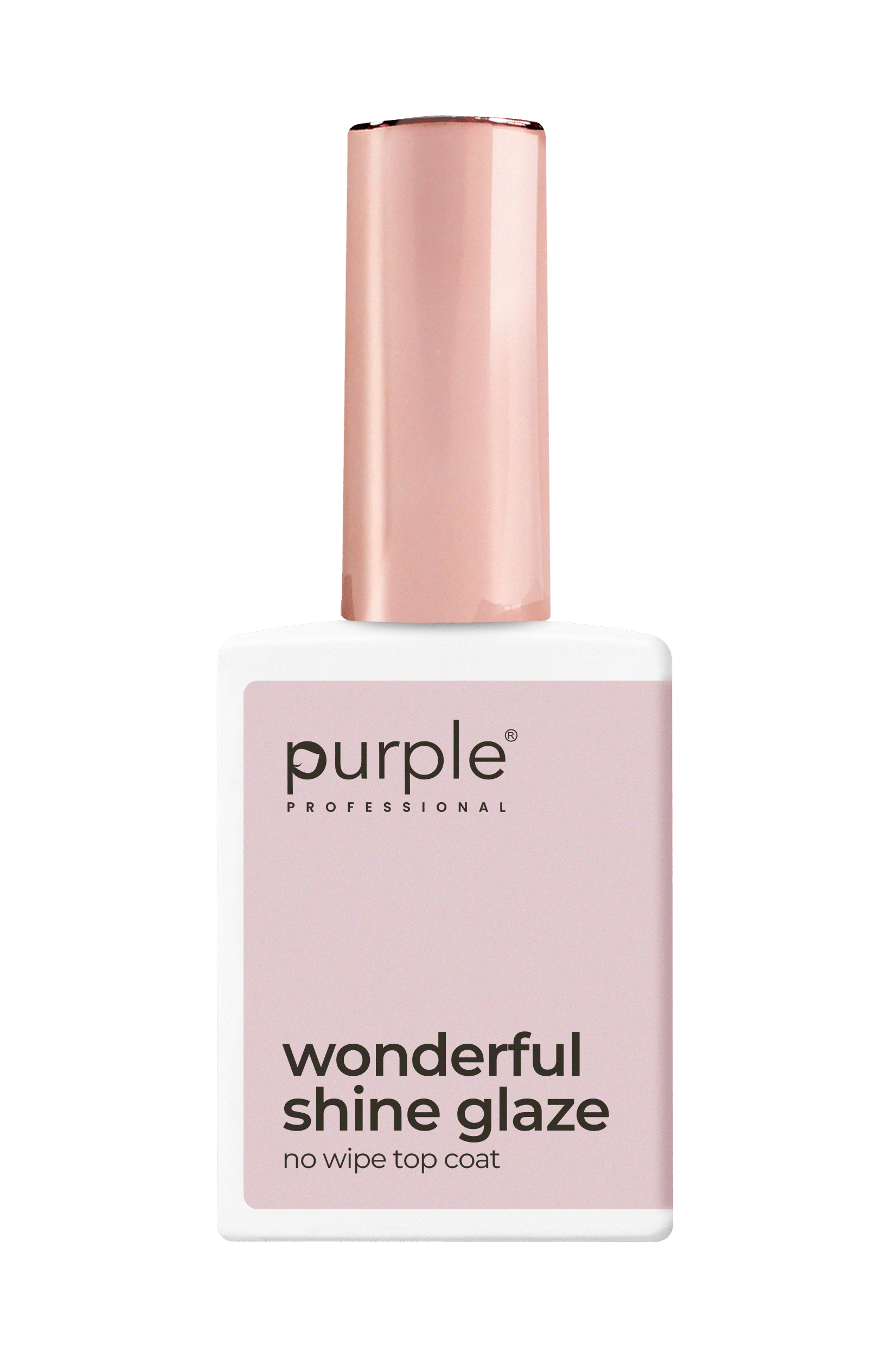 P2464-1 Purple Professional Wonderful Shine Glaze Top Coat 15ml (P2464) - Afbeelding 1