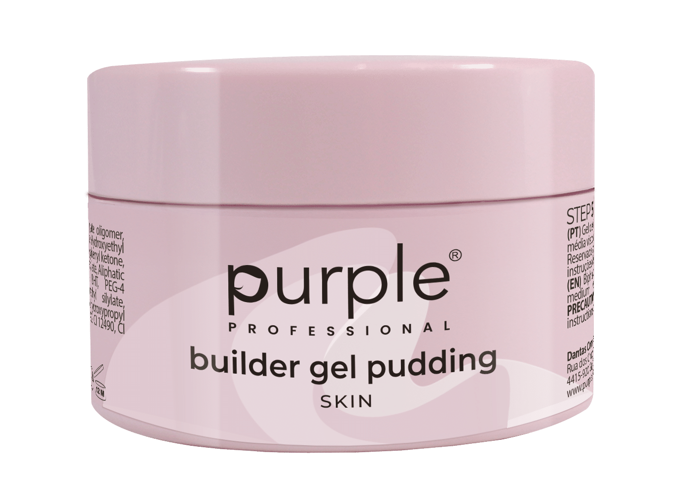 P2753-1-1 Purple Professional Builder Gel Pudding Skin 50g (P2753) - Afbeelding 1