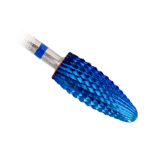 Purple Professional Tungsten Oval Drill 6x14.5mm (medium) schuine tandjes (P3037) - close-up