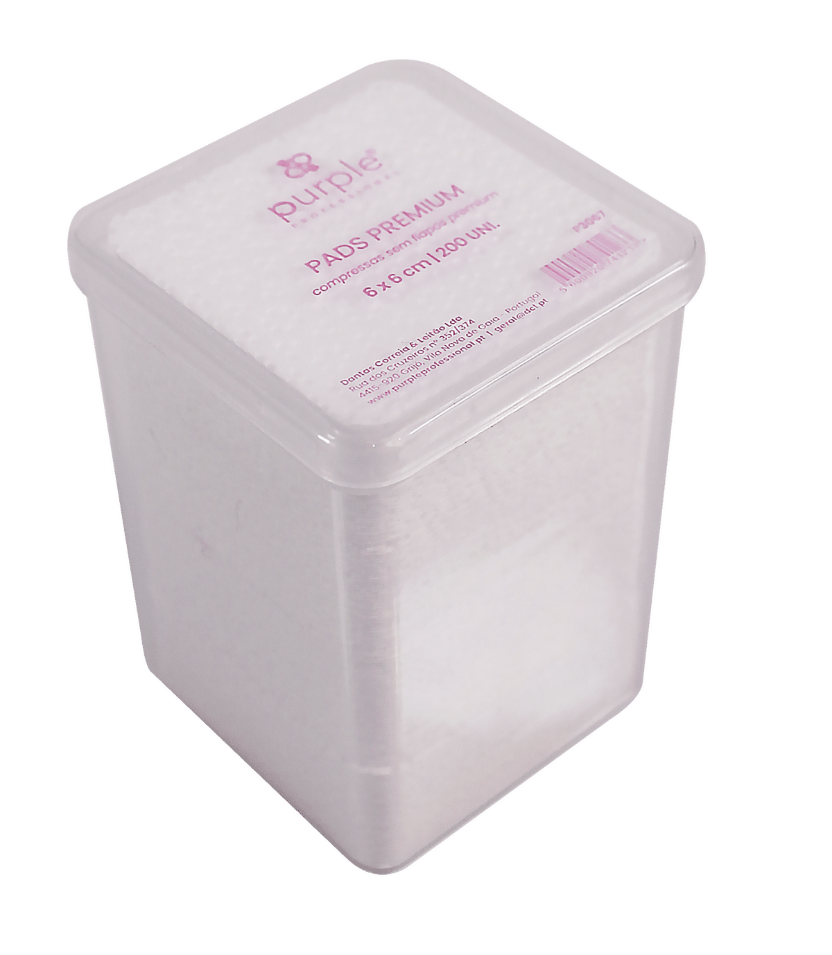 Purple Professional Micro-Perforated Premium Pads 200uni (P3067) - Afbeelding 2