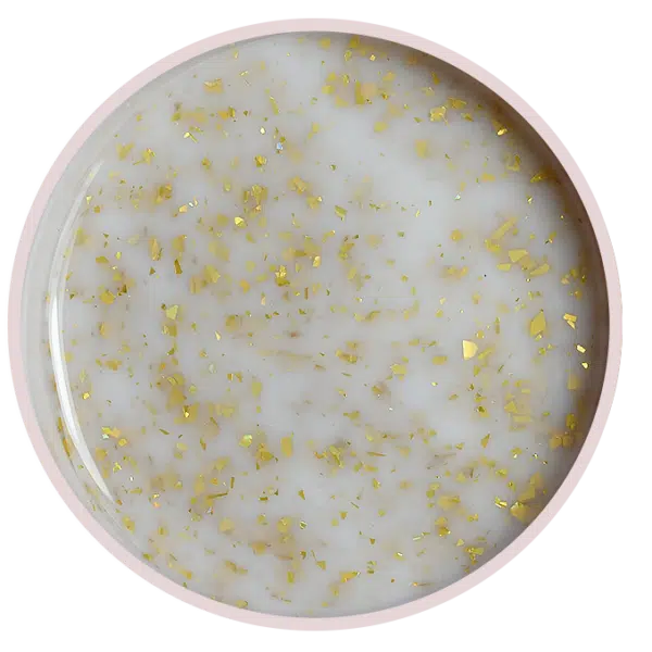 Purple Professional Builder Gel Pudding Marmor Golden 15gr (P2774) - kleur