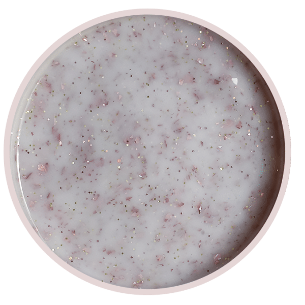 Purple Professional Builder Gel Pudding Marmor Rose Petal 15g (P2776) - kleur