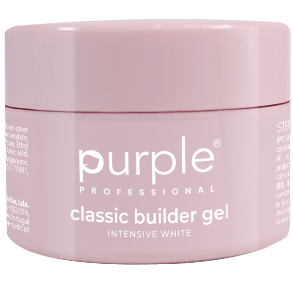 Purple Professional Classic Builder Gel Intensive White 15G (P2741)