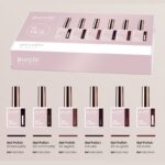Purple Professional Kit Gel Polish 21 met de zes kleuren P.121 tot en met P.126