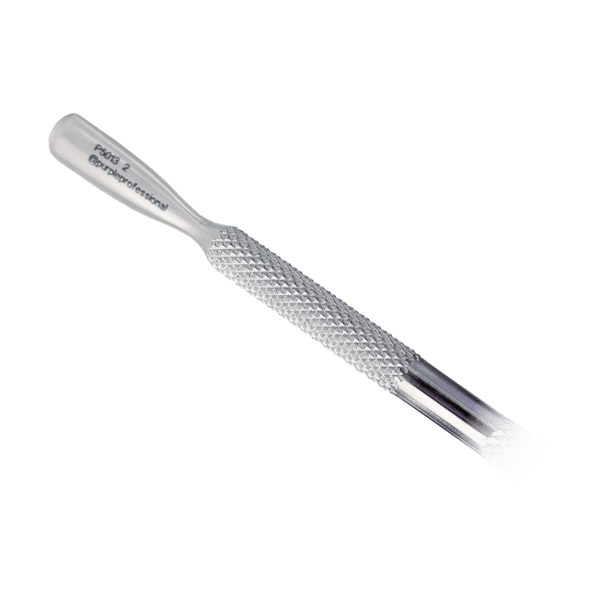 Purple Professional Premium Cuticle Pusher 2 - 130mm (P5013) - close-up
